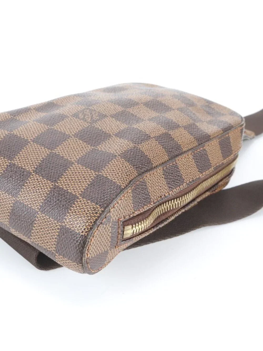 Louis Vuitton Damier Geronimos Leather Belt Bag Crossbody Waist Pouch Shoulder